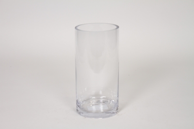 I0-000141 Vase en verre cylindre transparent D10cm H20cm