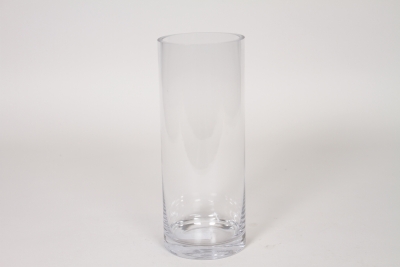 I0-000142 Vase en verre cylindre transparent D10cm H25cm