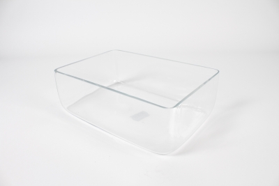 IH-000182 Jardini�re en verre transparent 30.5x20.5cm H10cm