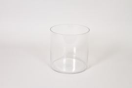 IH-000192 Vase cylindre en verre transparent D19cm H19cm