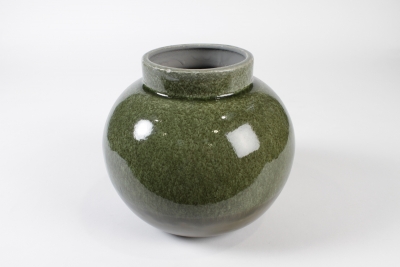 Cache-Pot en Céramique Aline 21cm Vert