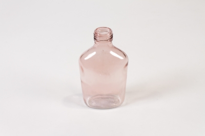 JO-000023 Pink glass bottle vase 8x3cm H15cm
