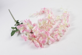 JP-000060 Glycine artificielle rose L126cm