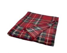 KI-000377 Scottish tartan flannel throw 150x200cm