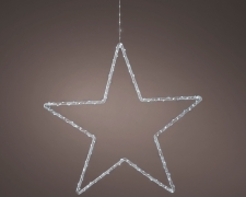 KI-000530 Cool white plastic star 125 LED D60cm  