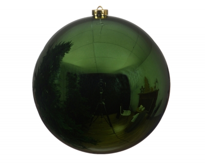 KI-000588 Boule en plastique vert �meraude brillant D20cm