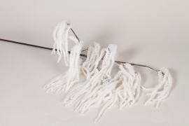 KI-000638 Branche de saule artificiel blanc H85cm