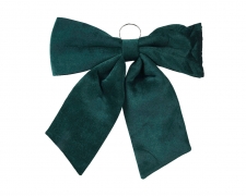 KI-000654 Green velvet bows D48cm