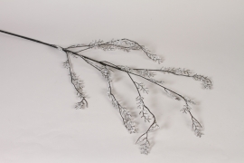 KI-000661 Branche artificielle givr&eacute;e H119cm