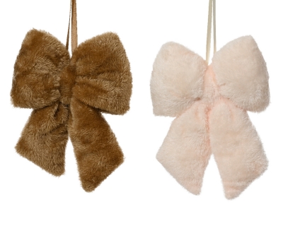 KI-000667 Matching faux fur bow width 40cm height 45cm
