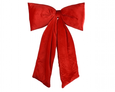 KI-000805 Red velvet bows H115cm