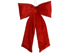 KI-000806 Red velvet bow H80cm