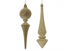 KI-000818 Suspension paillet&eacute; or assorti H19cm