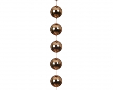 KI-000831 Caramel bead garland D2cm L270cm