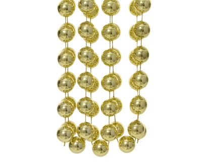 KI-000832 Gold bead garland D2cm L270cm