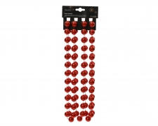 KI-000833 Red bead garland D2cm L270cm