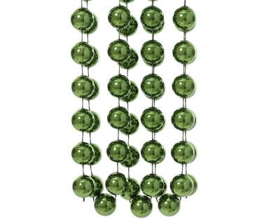 KI-000834 Guirlande de perles xxl vert D2cm L270cm