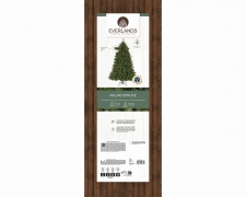 KI-000850 Sapin Malm&ouml; artificiel vert givr&eacute; D83cm H120cm
