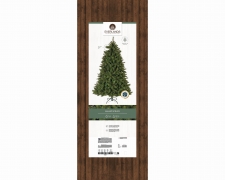 KI-000854 Sapin Malm&ouml; artificiel vert givr&eacute; D157cm H240cm