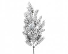 KI-000861 Artificial white snow-dusted fir branch D63cm