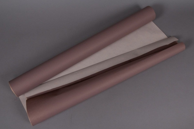 Kraft paper roll chocolate/ ivory 80cmx50m
