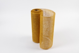 KW-000007 Yellow burlap roll 30cm x 5m