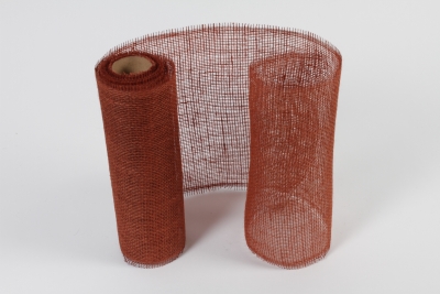 KW-000008 Rouleau de toile de jute terracotta 30cm x 5m