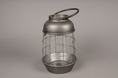 A014S0 Lanterne en m�tal vieilli D19cm H28.5cm