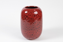 LE-000171 Glossy red ceramic vase D19cm H30cm<br />
