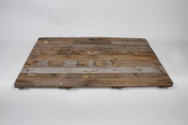 M3-000004 Brown recycled wood panel 120 x 80cm 