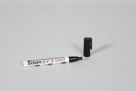 MG-000210 Marqueur craie &agrave; base d'eau noir pointe fine