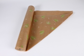 MU16QX Kraft paper roll with lily of the valley pattern 50cmx50m