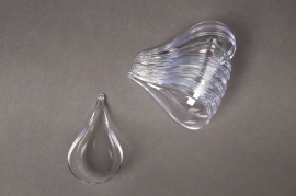 MX-000001 Pack of 5 openable clear drops H11cm