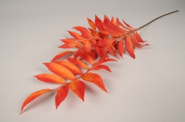 n124di Feuillage artificiel orange et rouge H80cm