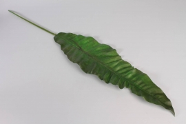 n187di Feuille d'Anthurium artficiel vert H138cm