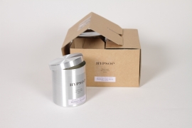 NG-000087 Box of 4 scented candles Hypso&eacute; in metal boxes lily of valley