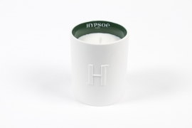 NG-000173 White ceramic scented candle earth 240g