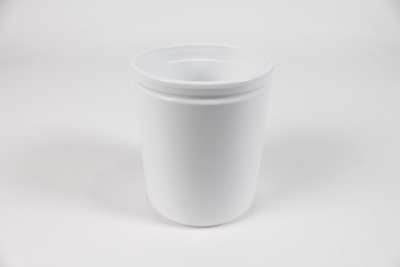 NH-000165 Cache-pot en c�ramique blanc D13cm H15cm