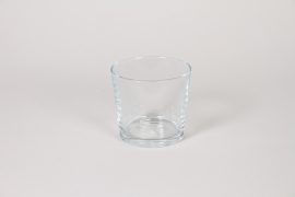 NH-000189 Clear glass pot D10cm H9cm