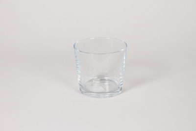 NH-000189 Pot en verre transparent D10cm H9cm