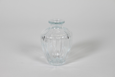 NH-000193 Clear glass vase D7cm H14cm