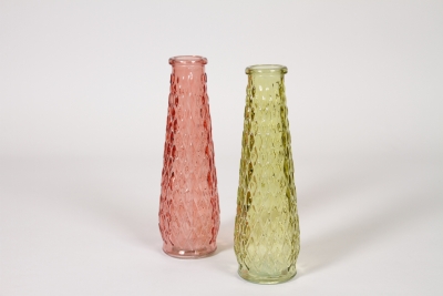 NH-000196 Matching glass bottle D6,5cm H22cm