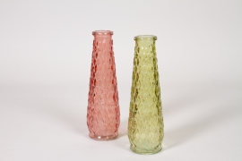 NH-000196 Matching glass bottle D6,5cm H22cm