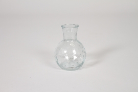 NH-000198 Vase en verre transparent D7cm H10cm