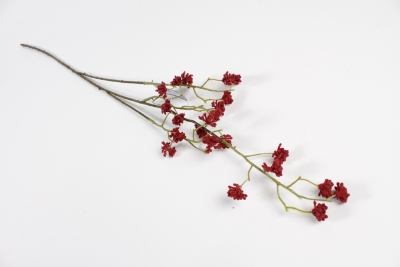 NN-000485 Gypsophile artificielle bordeaux H90cm