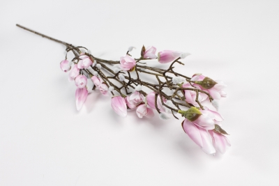 NN-000489 Magnolia artificiel rose clair H123cm