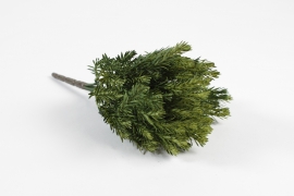 NN-000498 Green artificial bush H32cm