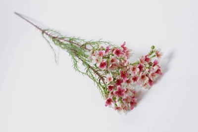 NN-000517 Wax artificiel rose framboise H80cm
