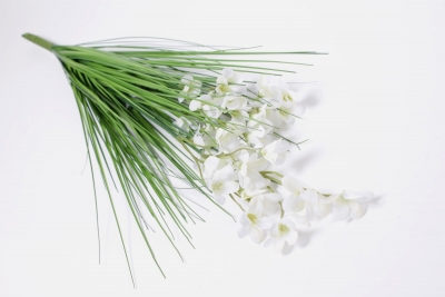 NN-000519 Campanule artificiel blanc H72cm