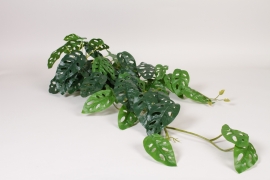 NN-000540 Artificial green monstera stake H95cm